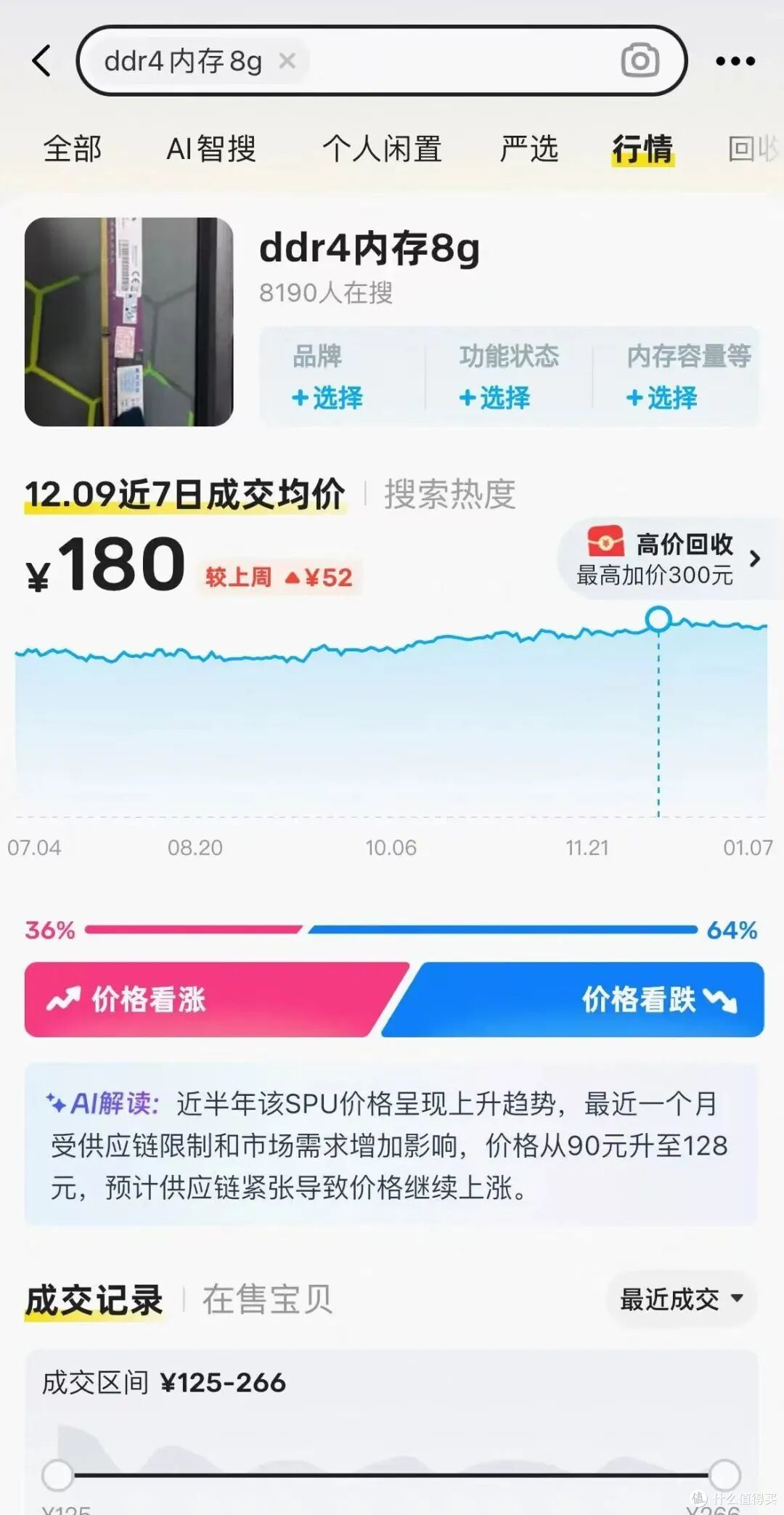 等等党的胜利！DDR4内存已经开始在跌了