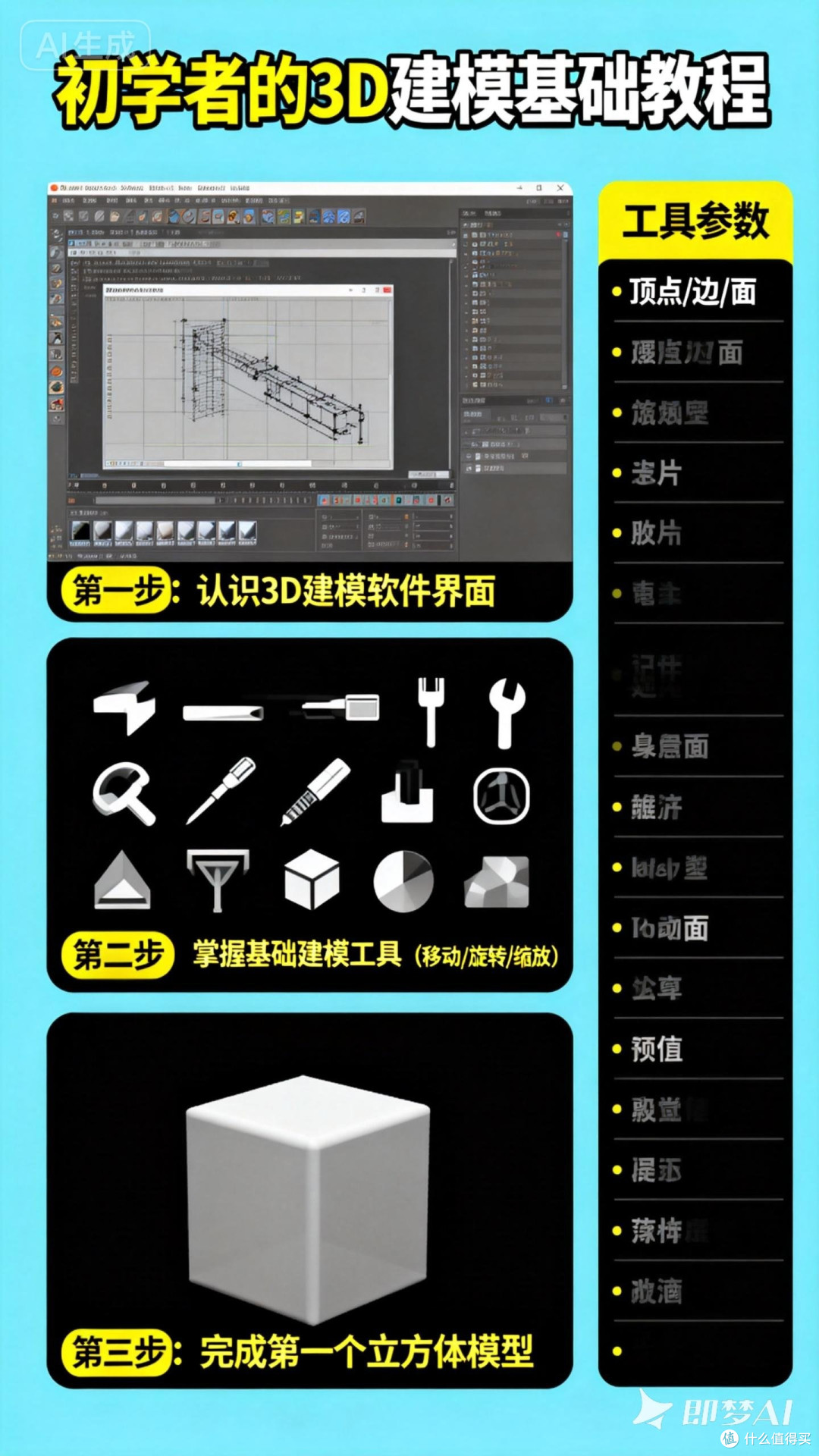 初学者的3D建模基础教程