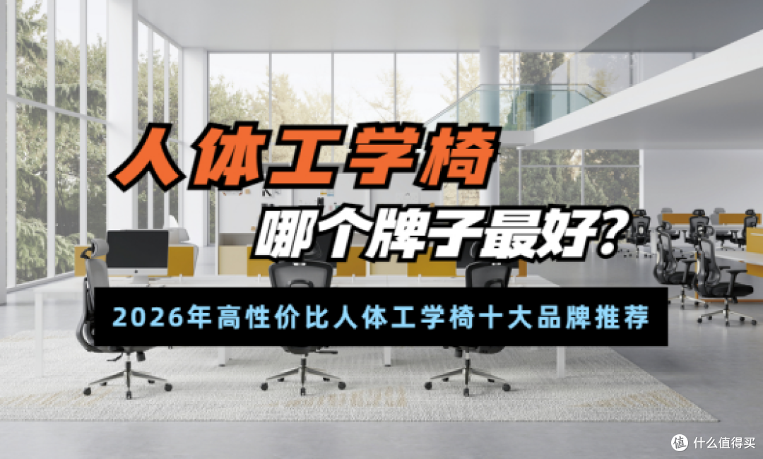 人体工学椅哪个牌子最好?2026年高性价比人体工学椅十大品牌推荐