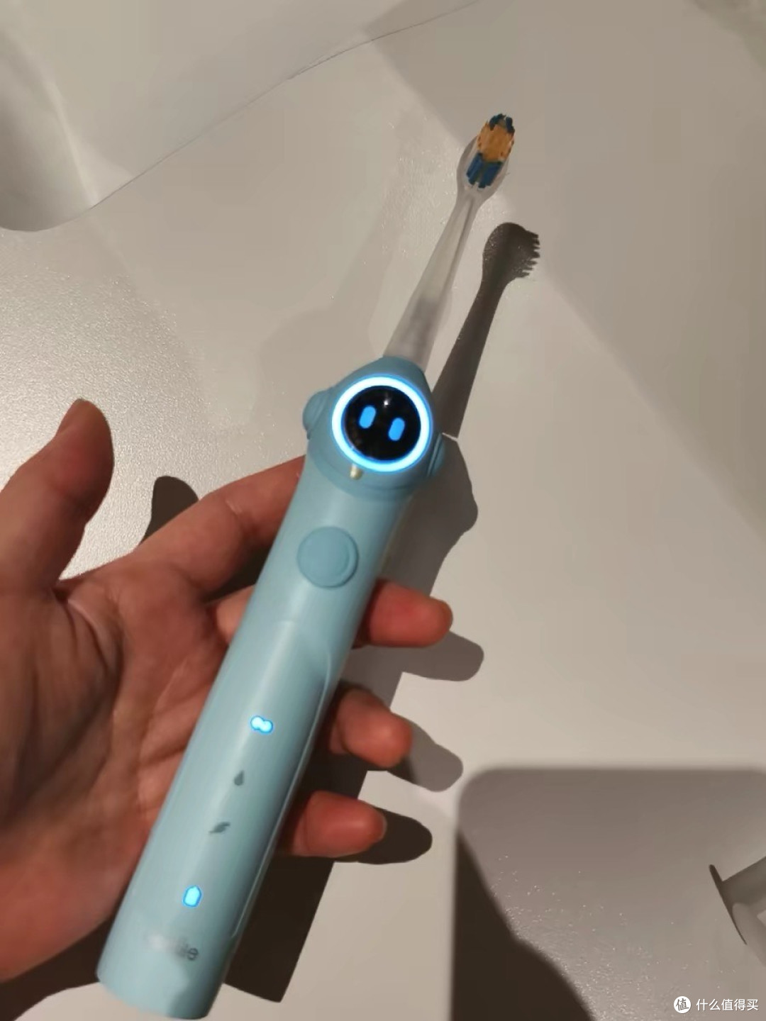 笑容加儿童电动牙刷力度调节体验