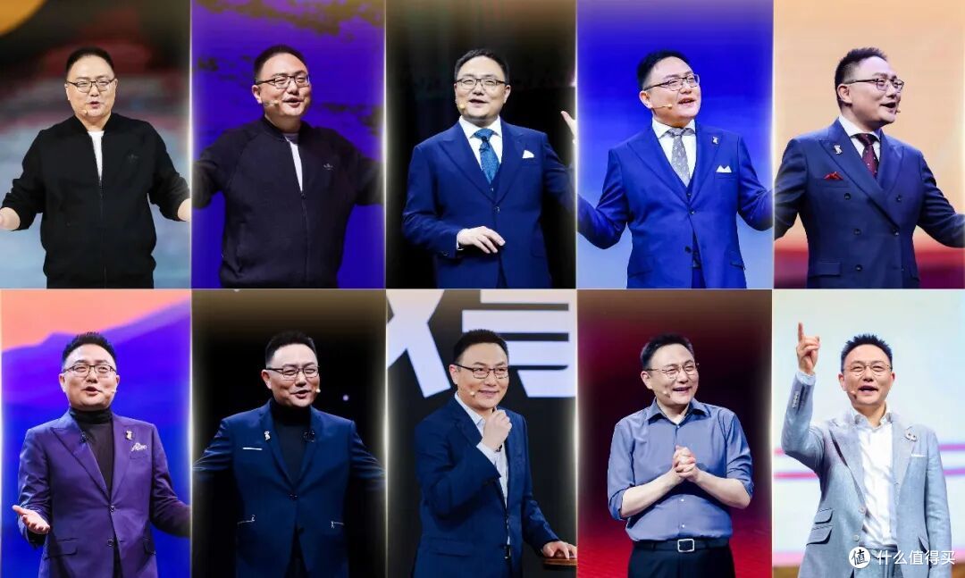 众所周知黑色显瘦，演讲十年的变化，可不光是体重，还有衣服配色