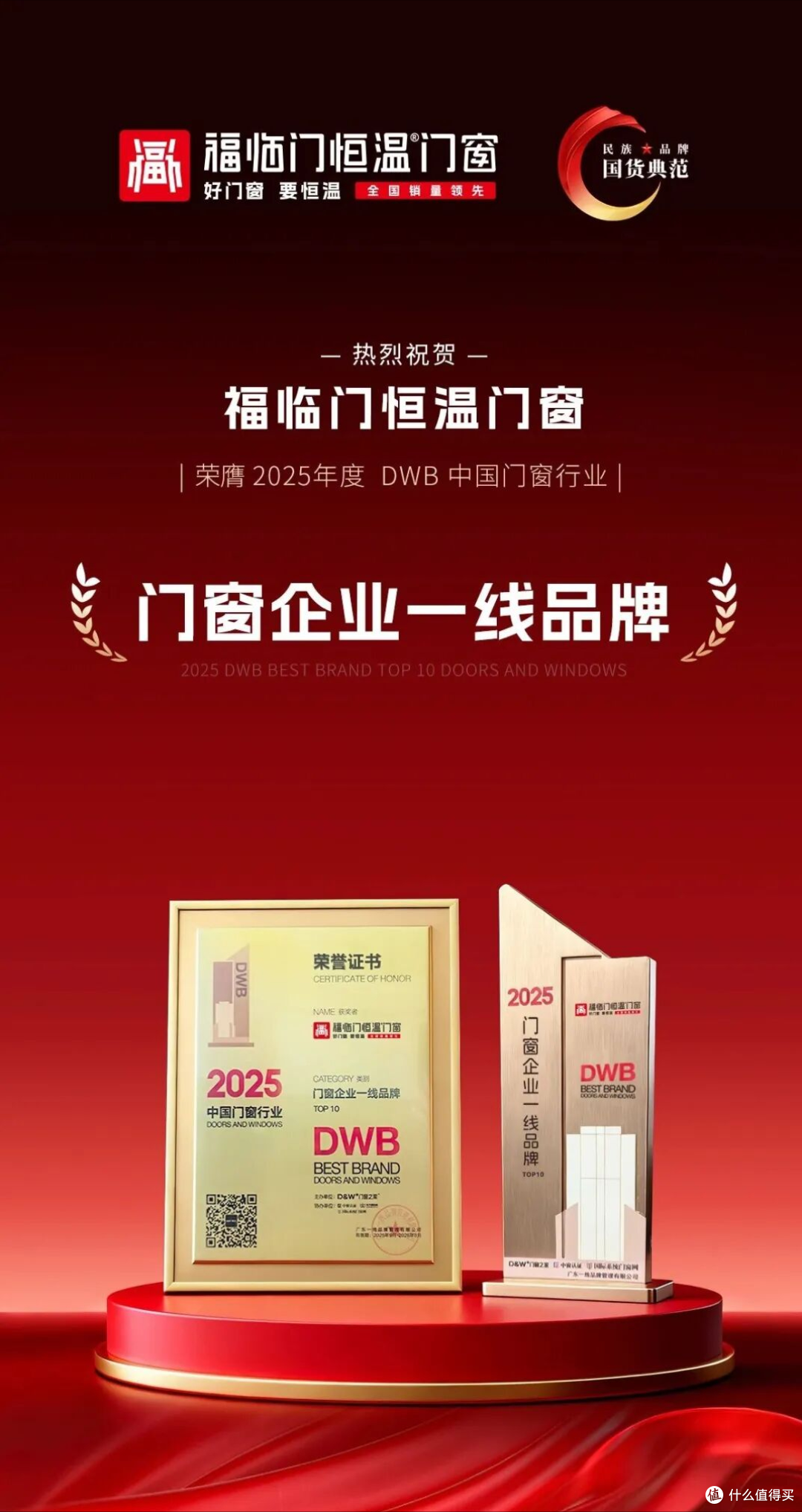 看!福临门恒温门窗今年拿下的「硬核」奖项!