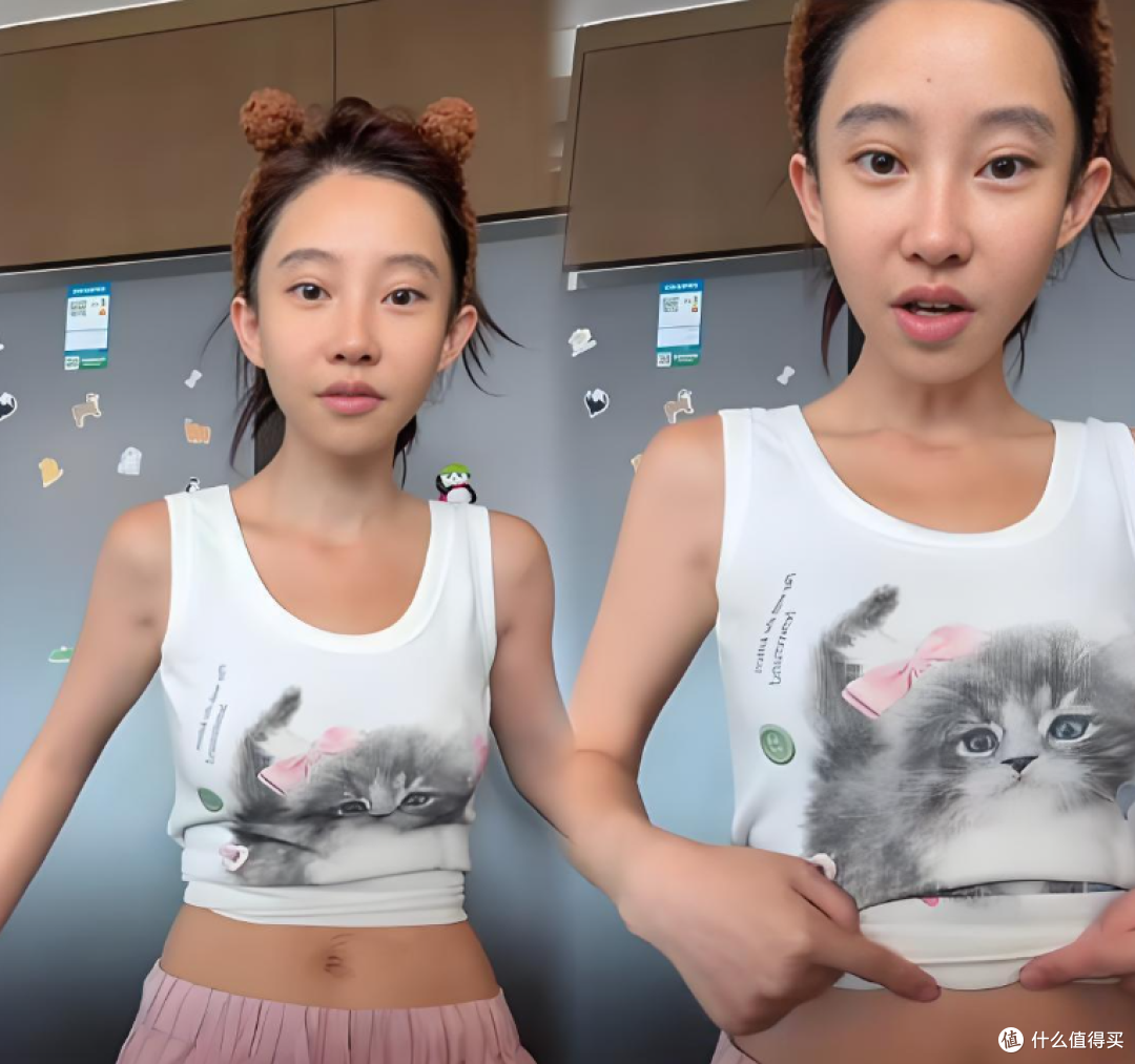 冯提莫瘦50斤后晒松弛肚皮:减肥哪有完美逆袭?