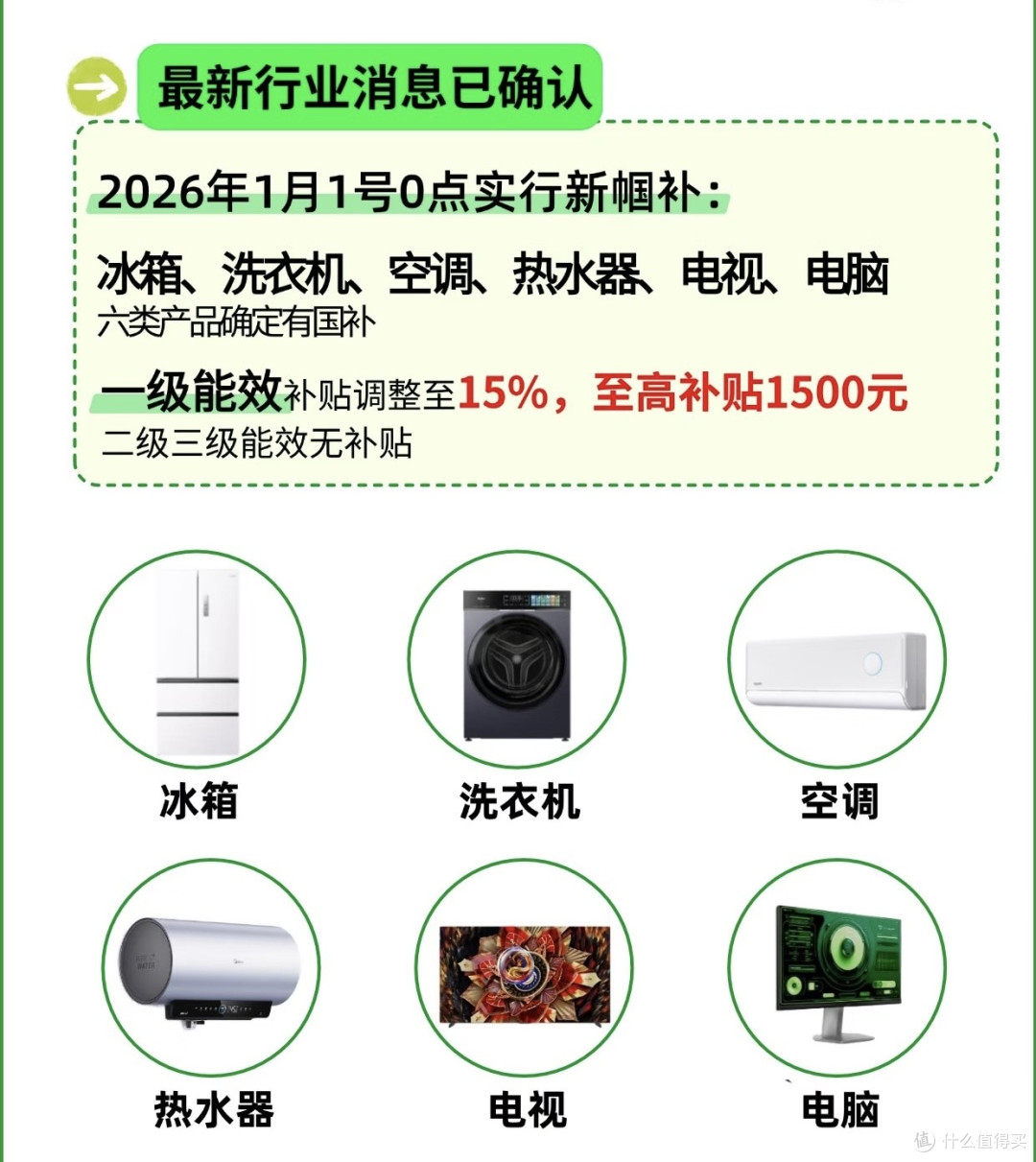 2026年家电国补｜农村朋友也能轻松薅的家电补贴