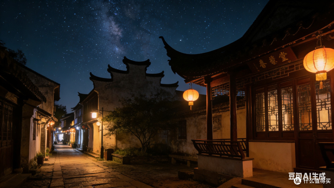 探寻古镇清晨至夜晚的美