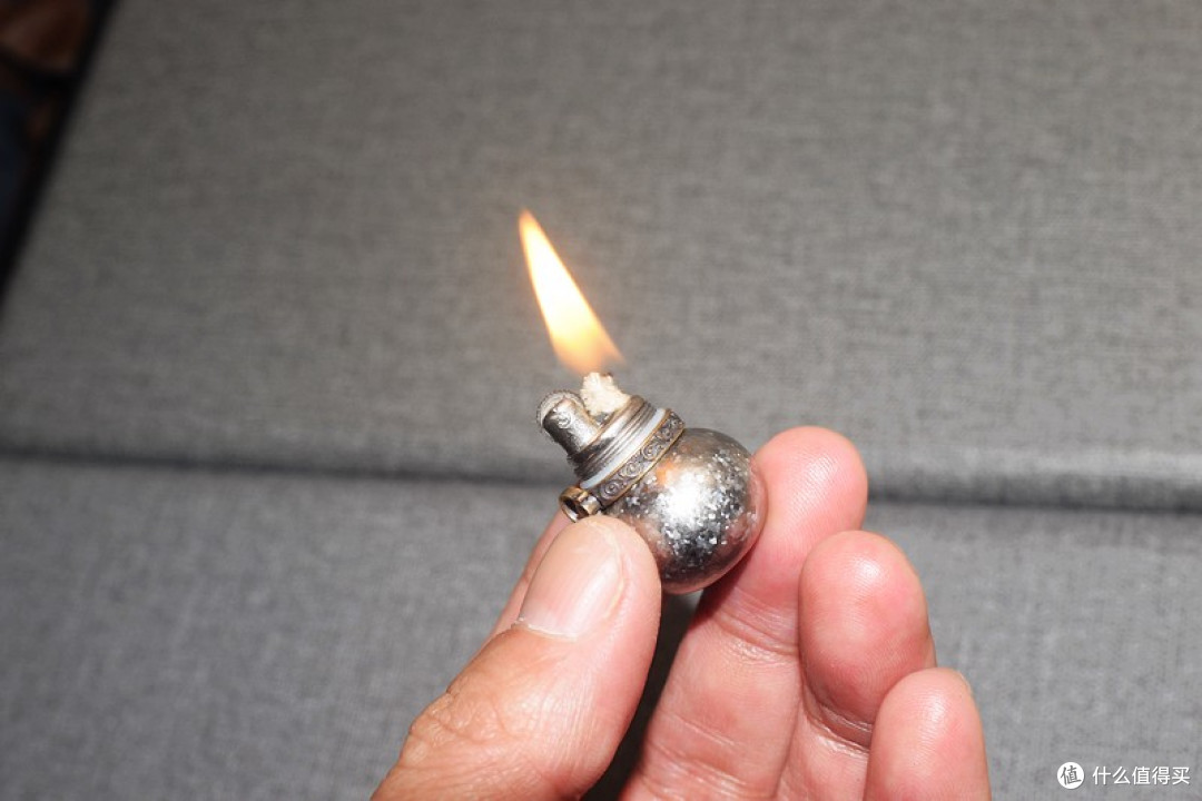 太精致了 费戈钛镶铜迷你葫芦打火机
