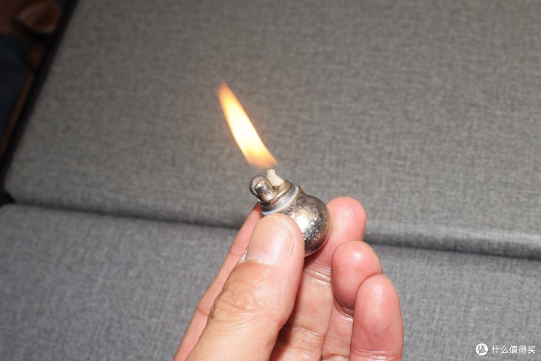 太精致了 费戈钛镶铜迷你葫芦打火机