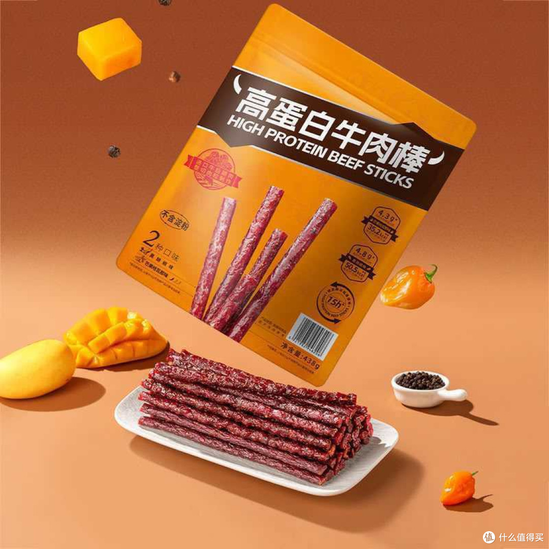 高蛋白王者!山姆进口后牛腿肉牛肉棒,解馋无负担的宝藏零食