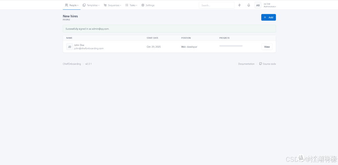 提升新员工体验！用 Docker轻松部署开源入职系统ChiefOnboarding
