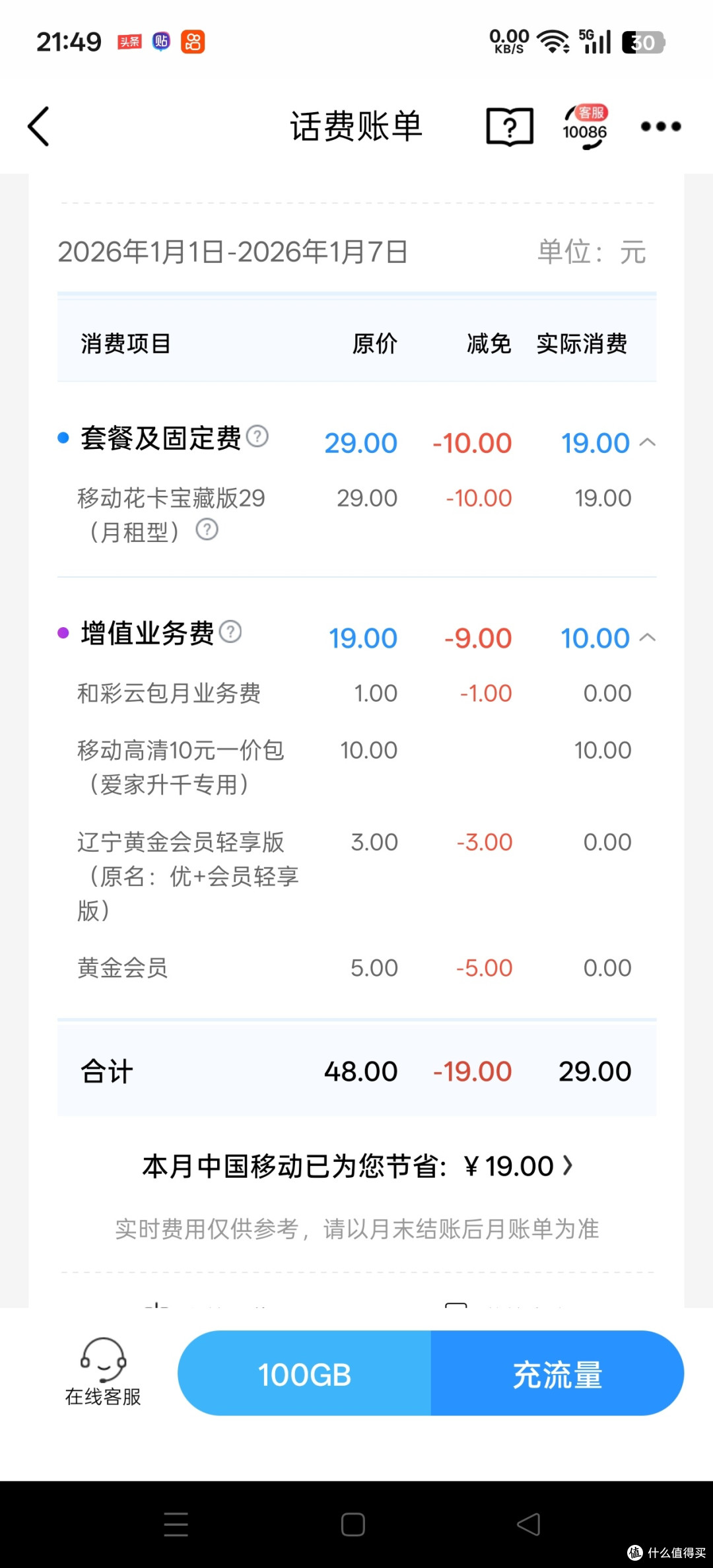 老卡转网真香【移动29元神套餐分享】一张卡搞定流量+通话+宽带