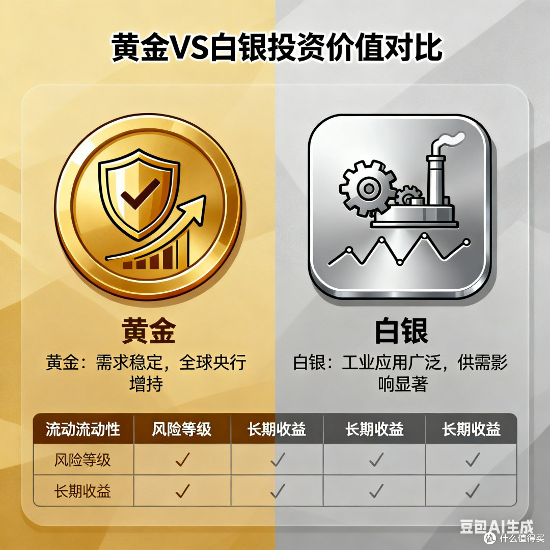 黄金与白银投资价值分析_贵金属_什么值得买