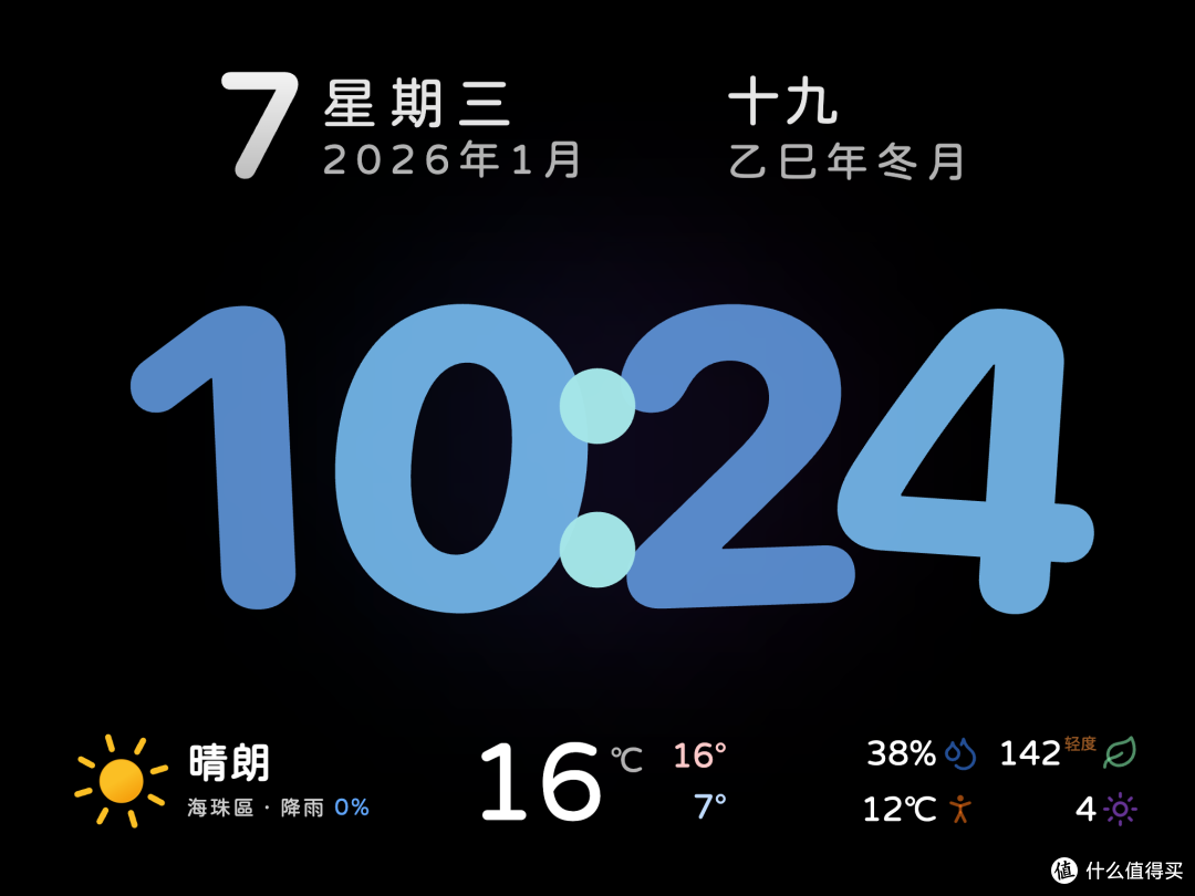 旧 iPad 别换盆了！我手搓了一个绝美的“天气时钟看板”