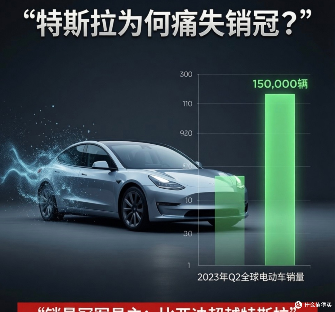 特斯拉失冠,比亚迪登顶