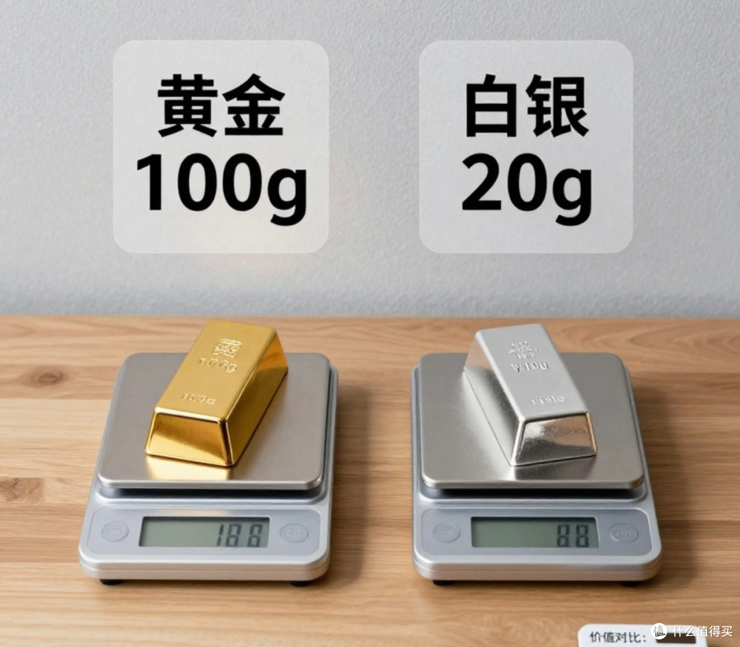 黄金100克与白银20克的投资选择