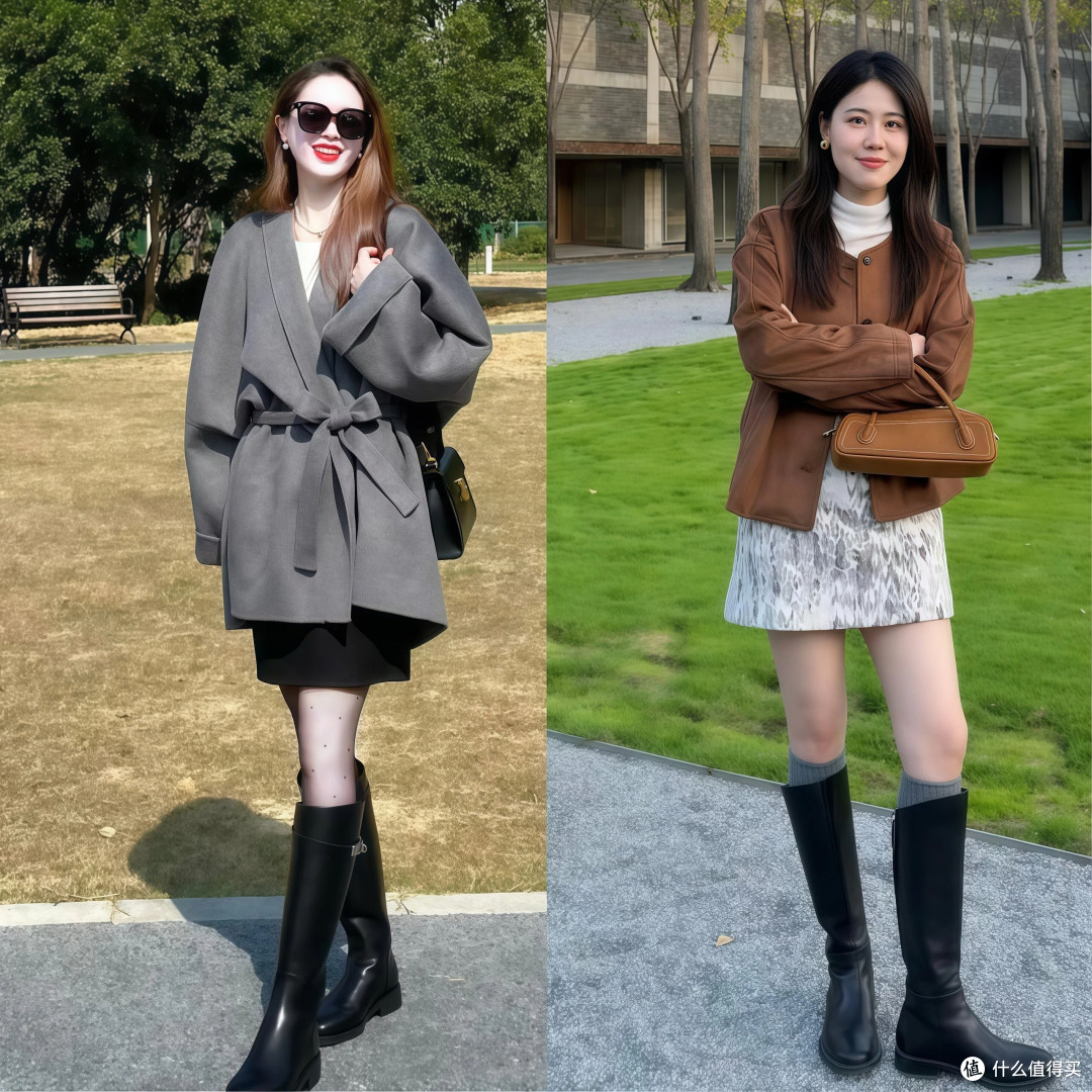 在冬季大衣流行穿短不穿长,洋气显高有气质,适合小个子姐妹穿搭