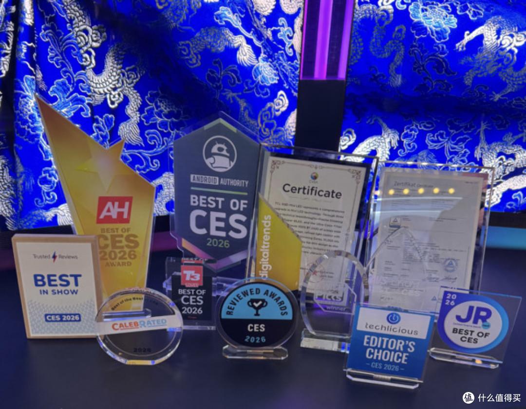 TCL SQD-Mini LED技术加冕2026 CES金奖，闪耀拉斯维加斯！