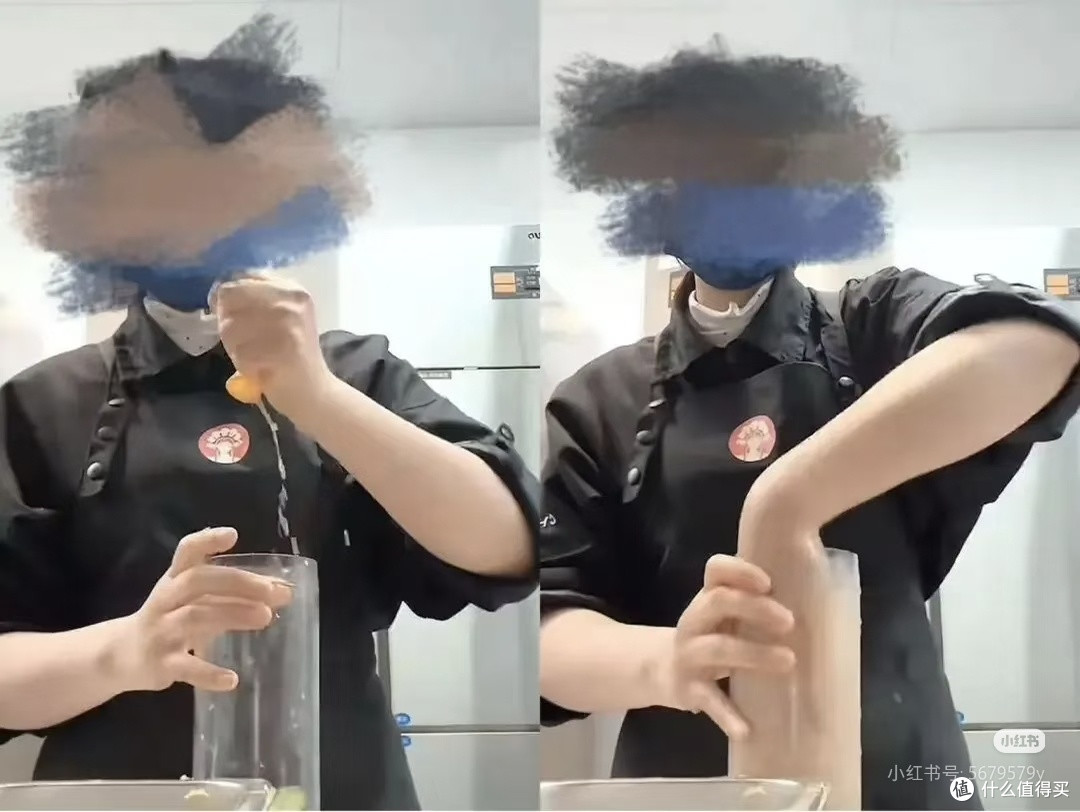霸王茶姬店员徒手搅奶茶,回应摆拍就没事了?网友:谁信啊!