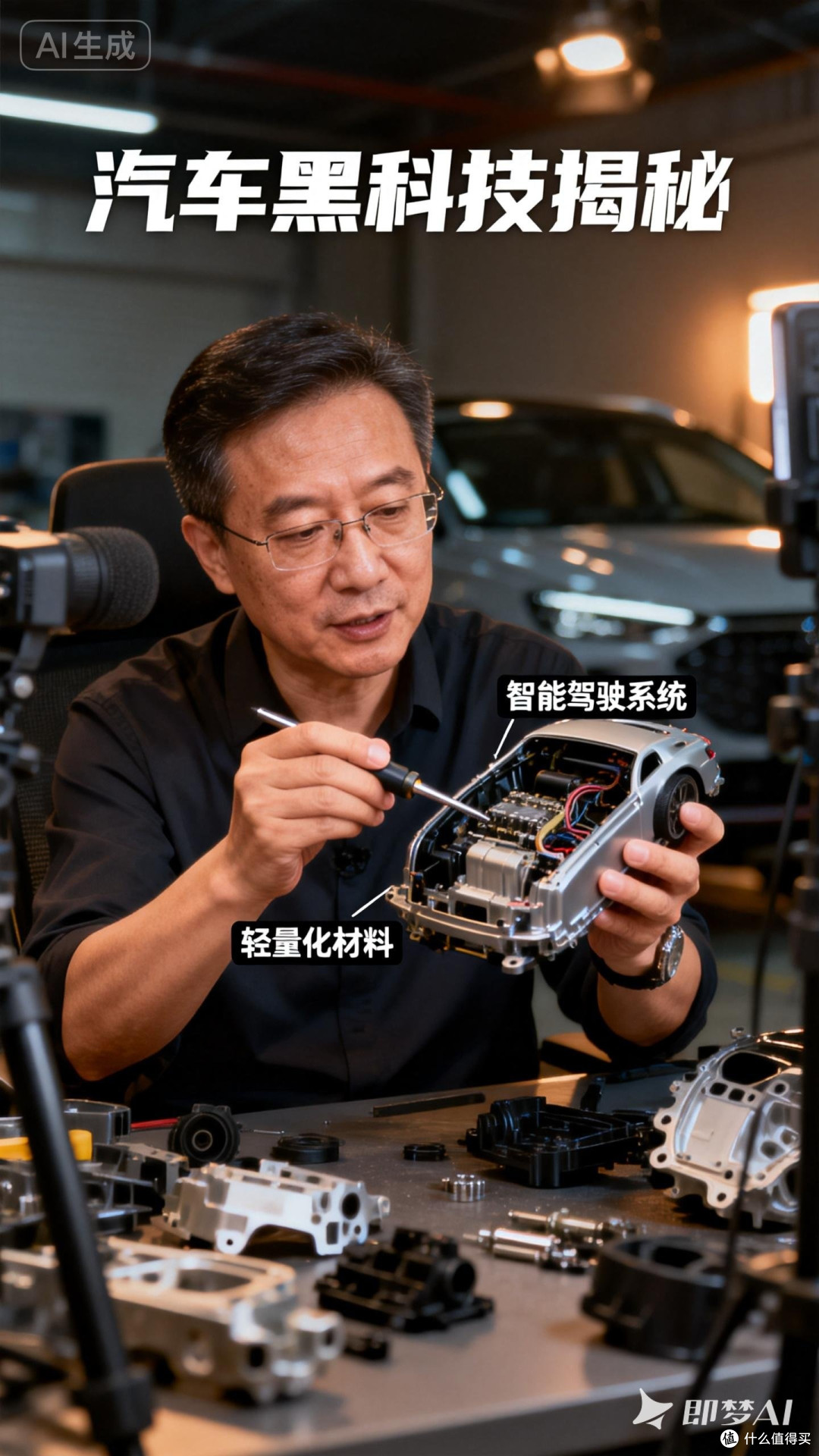 雷军直播拆车,揭秘汽车黑科技