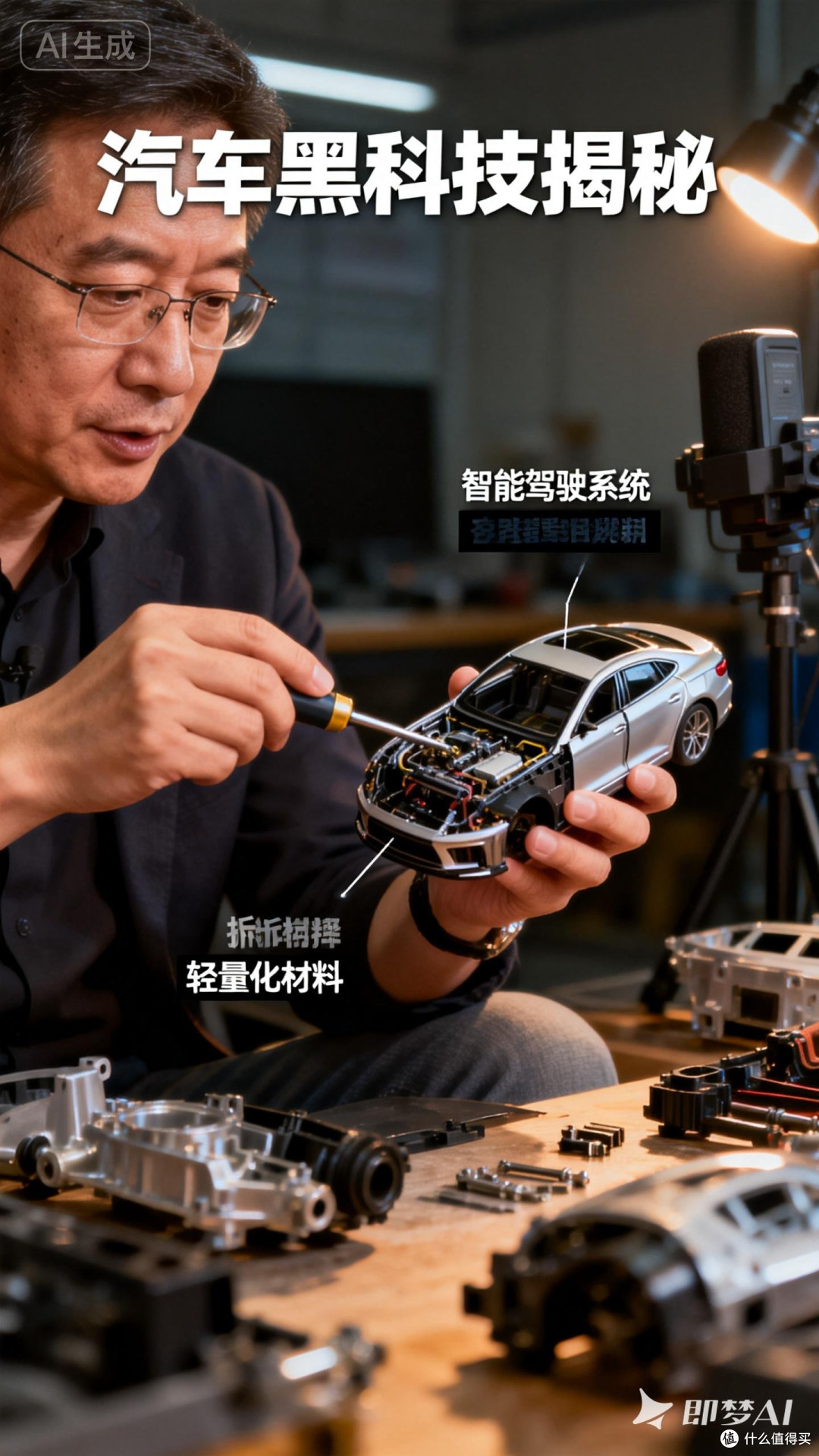 雷军直播拆车，揭秘汽车黑科技