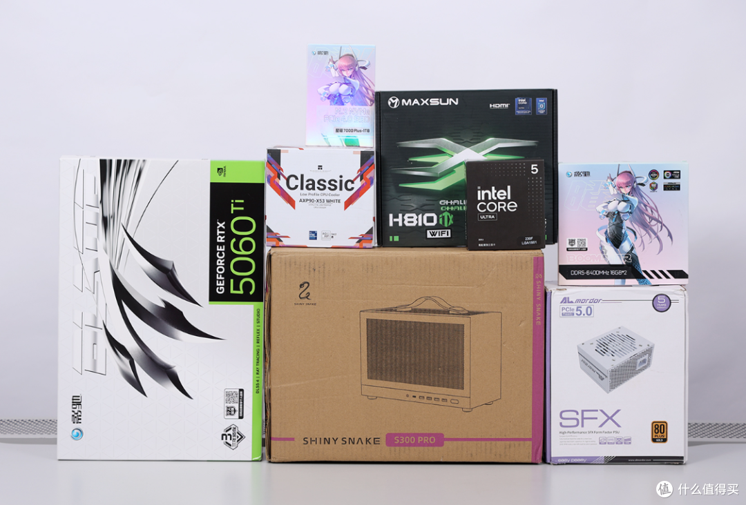 仅8.5L,可以提着走的ITX小钢炮,230F+5060Ti+闪鳞S300 Pro装机