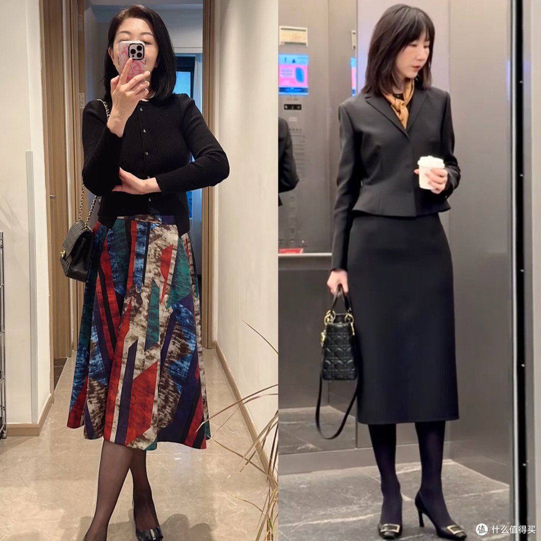 裙子配袜裤的大妈式穿搭,带偏多少中年女性?显得廉价还很土气!