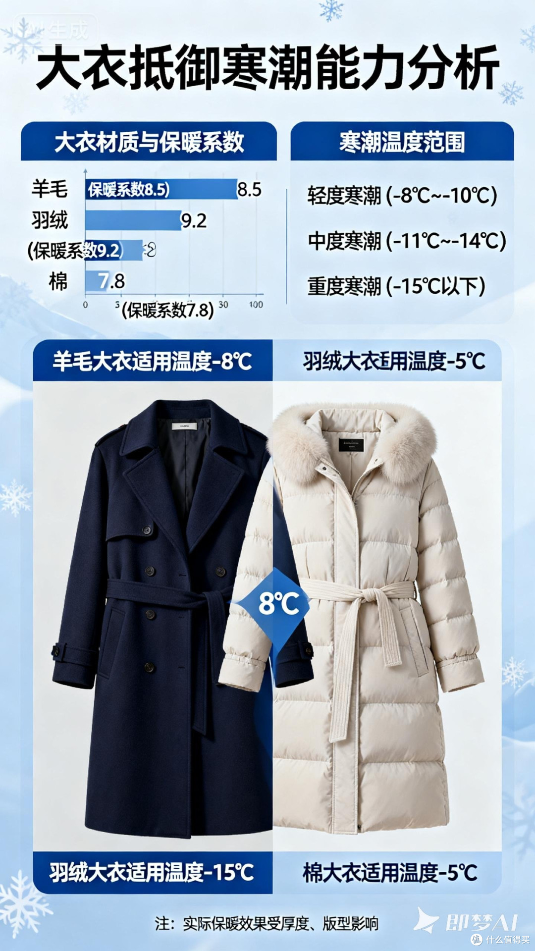 大衣是否足够抵御寒潮