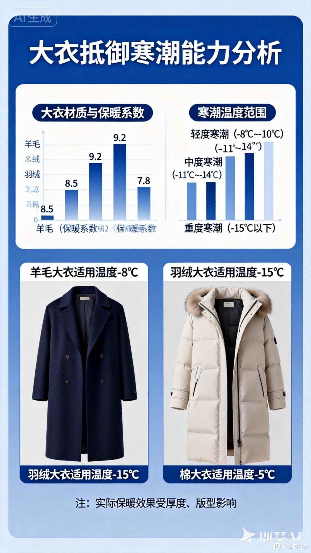 大衣是否足够抵御寒潮