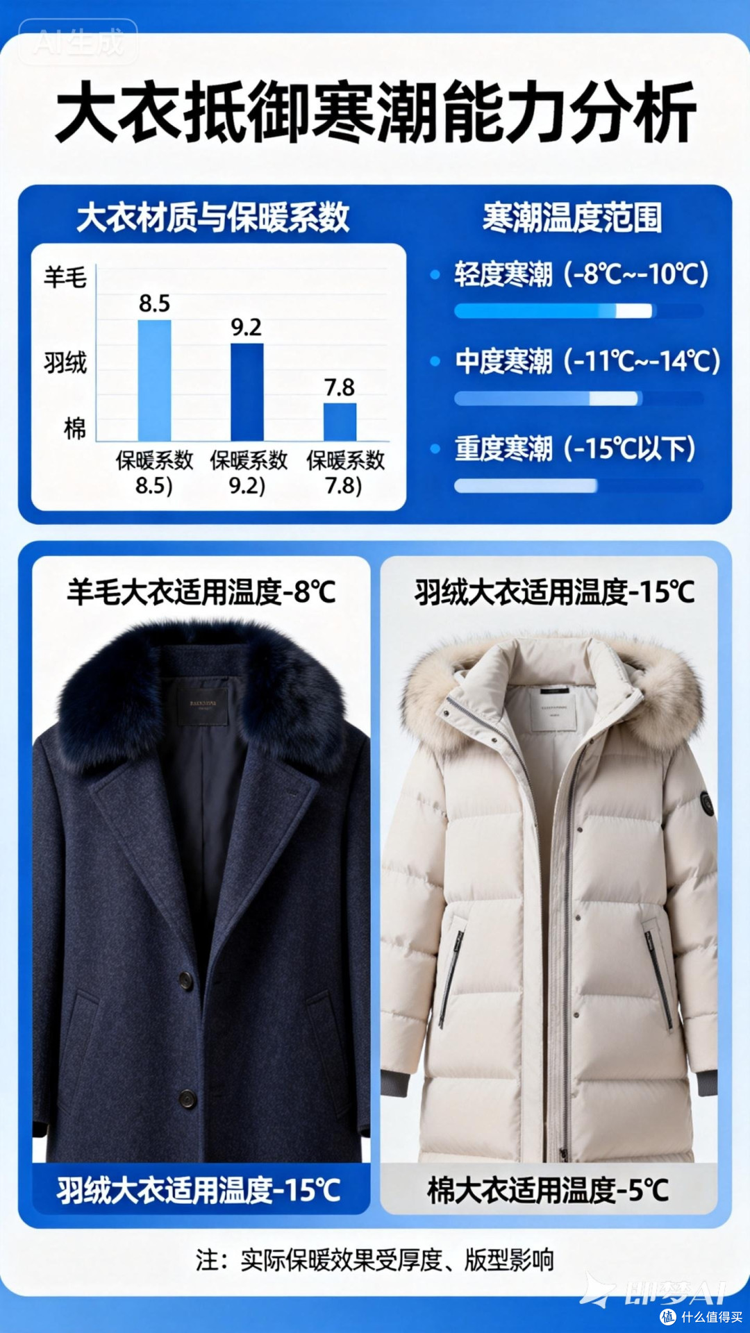大衣是否足够抵御寒潮