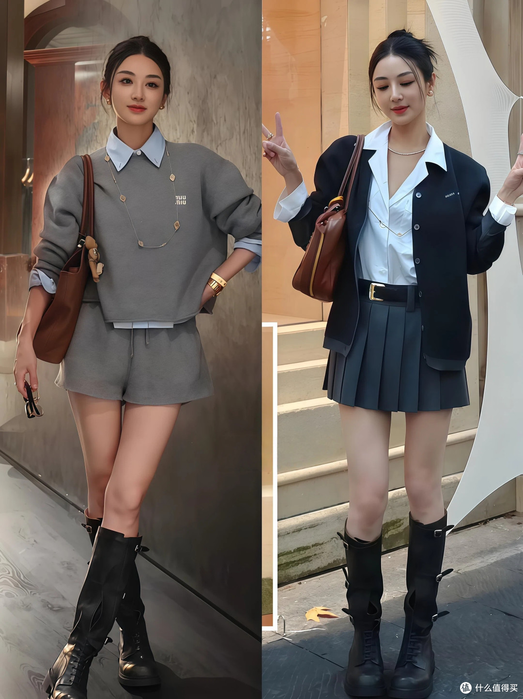 在冬季,姐妹们学薇娅这样打扮:不穿羽绒服,头发盘起、配饰时髦