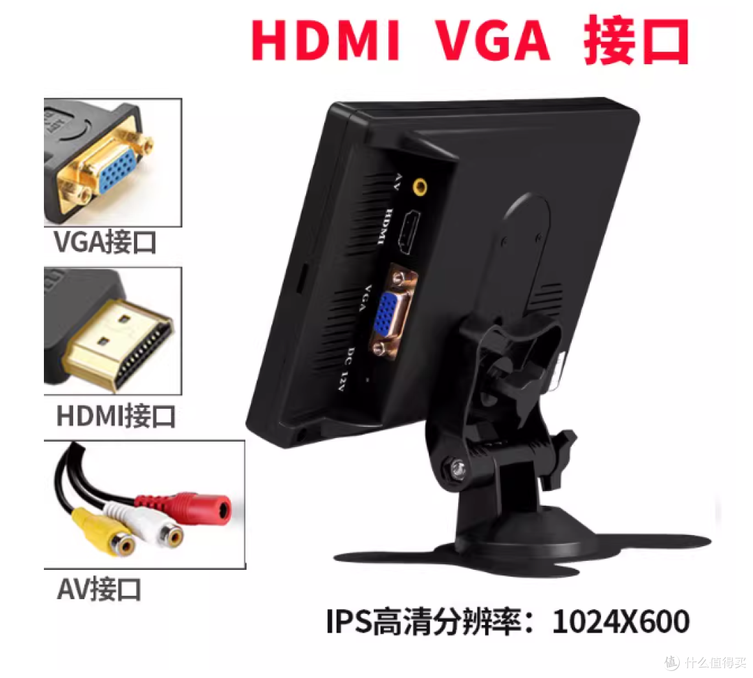 别让模糊毁了关键时刻!IPS 高清小显示器,监控 / DIY 全搞定~