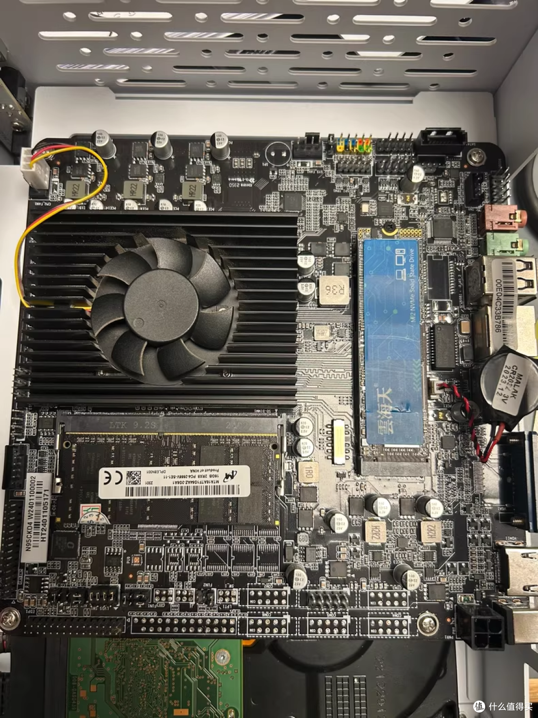 340元捡漏N95处理器主板,手搓飞牛NAS圣体?双盘位