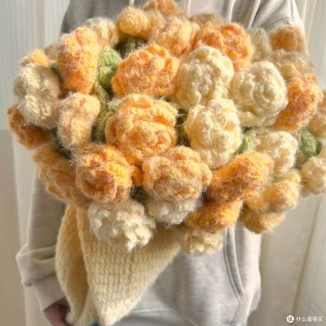 如意鸟轻岚玫瑰毯材料包｜秋冬手作治愈天花板！渐变梦幻到犯规