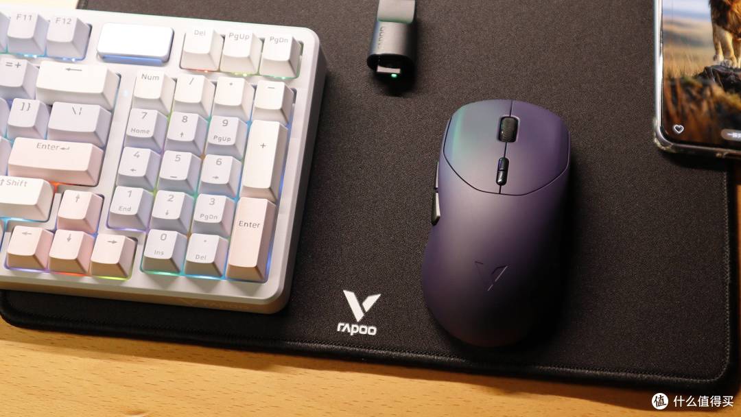 长续航无线电竞双雄:雷柏VT9 MAX鼠标与V700DIY-98机械键盘简评
