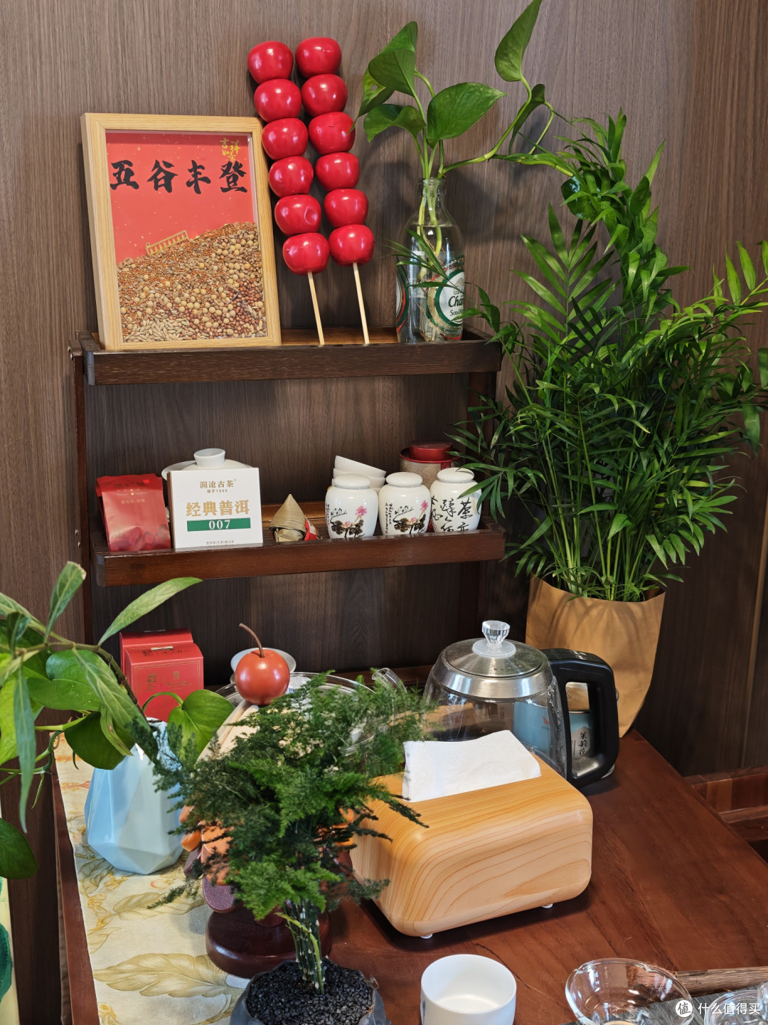 几十块钱的东西买回来也能打造属于自己的茶空间