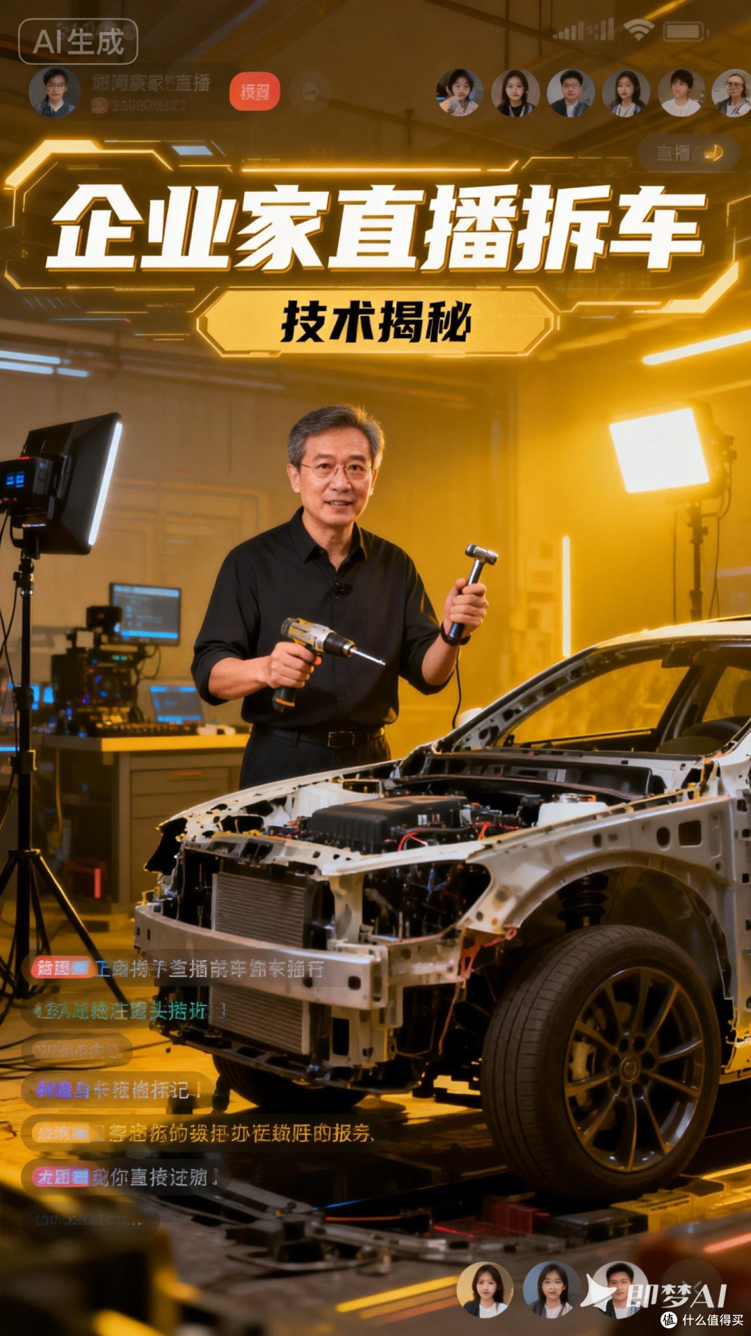 雷军直播拆车，太震撼了！