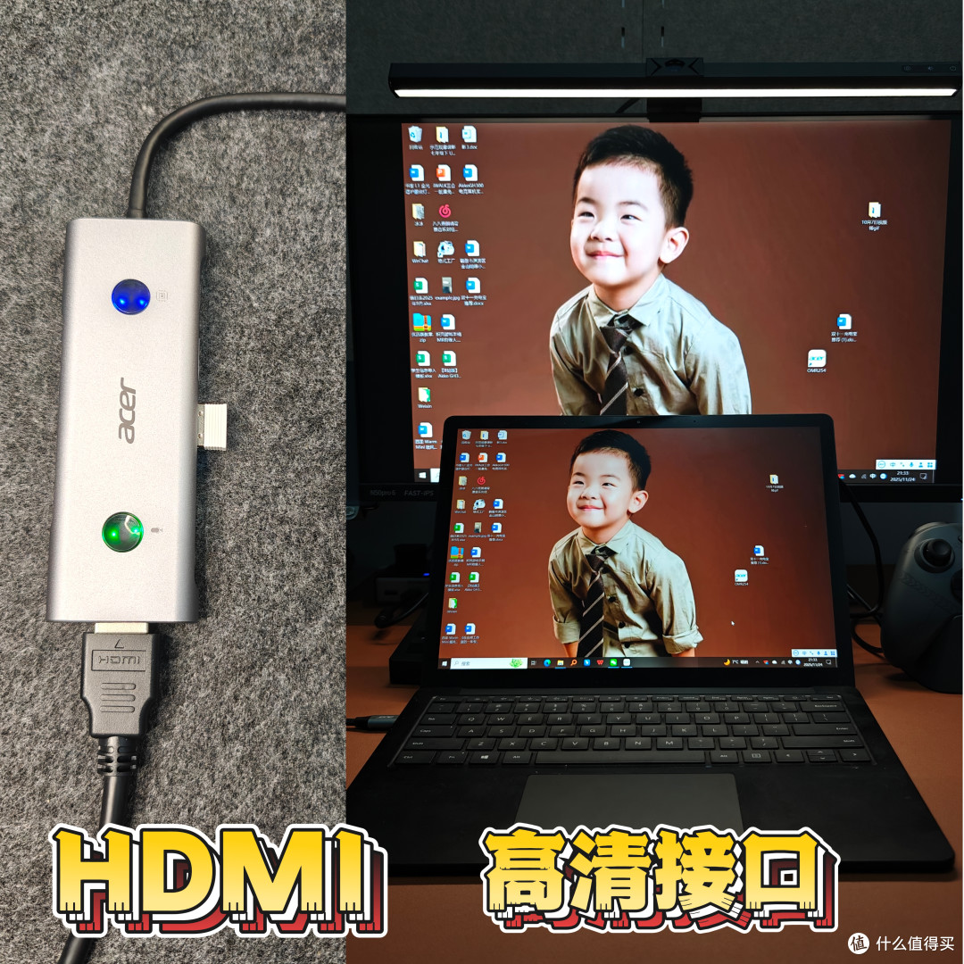 轻薄本接口荒终结者：Acer宏碁T8 AI扩展坞，职场人的生产力神器