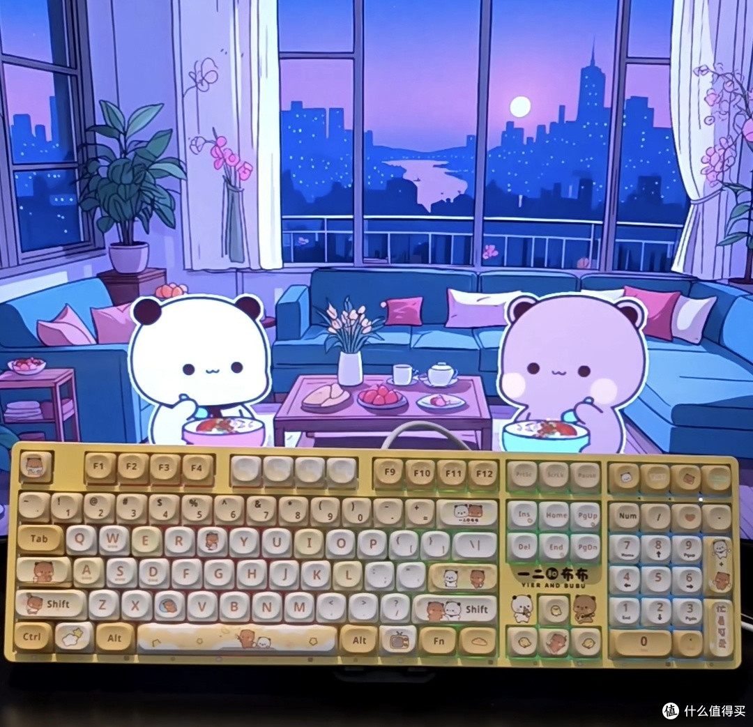 桌面新宠AKKO 5108B 一二和布布联名键盘,萌力与实力双重暴击!