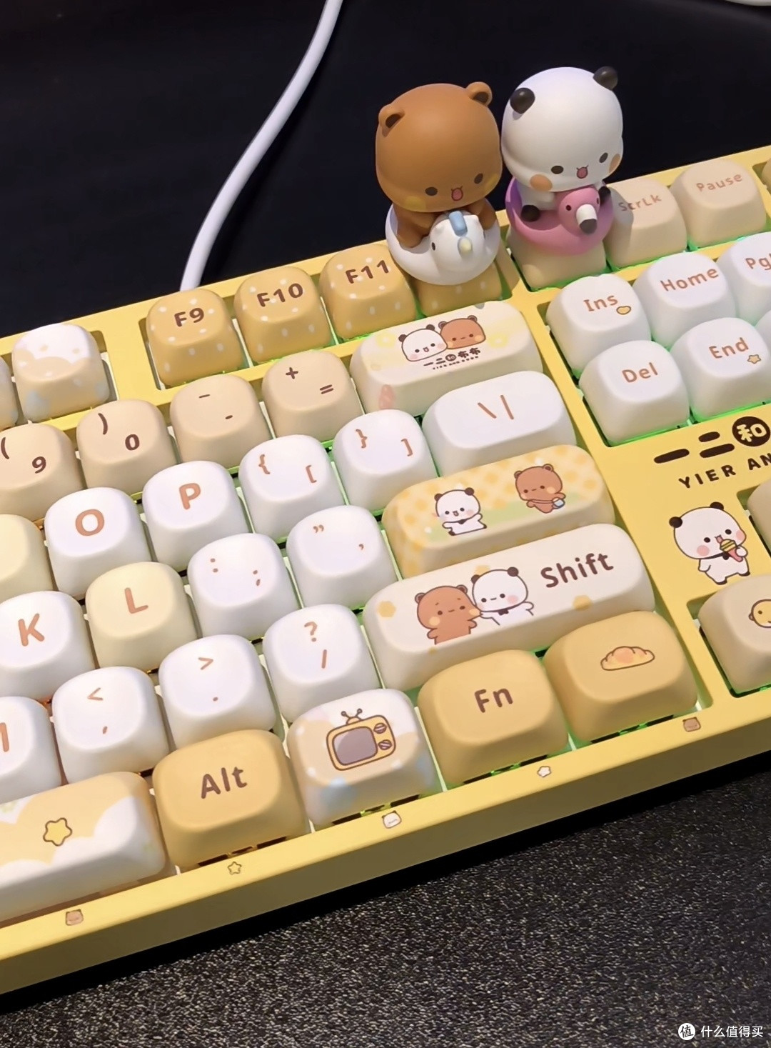 桌面新宠AKKO 5108B 一二和布布联名键盘,萌力与实力双重暴击!