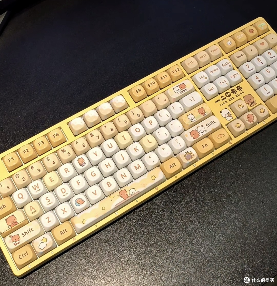 桌面新宠AKKO 5108B 一二和布布联名键盘,萌力与实力双重暴击!