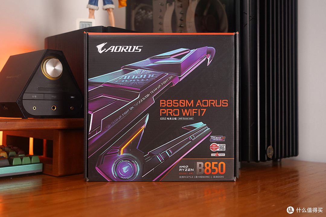 中端热门板,技嘉B850M AORUS PRO WIFI7电竞雕开箱分享