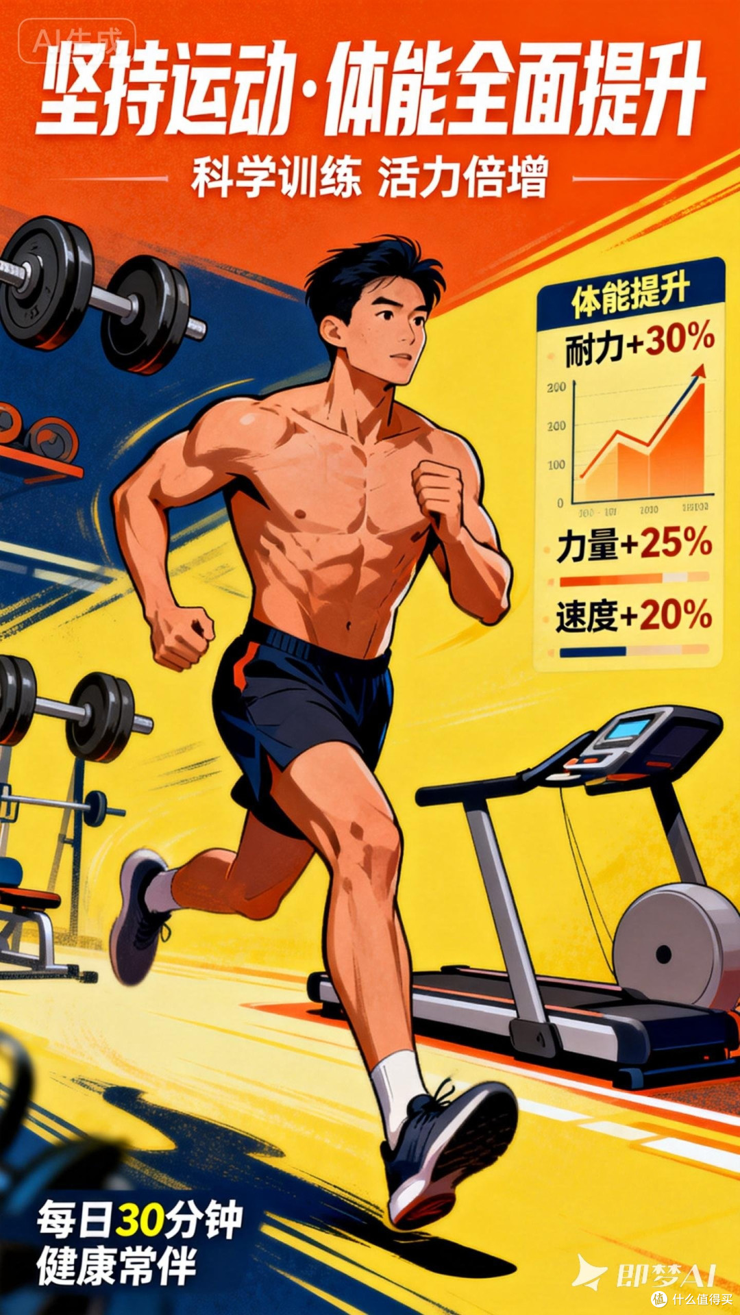 坚持运动，体能全面提升