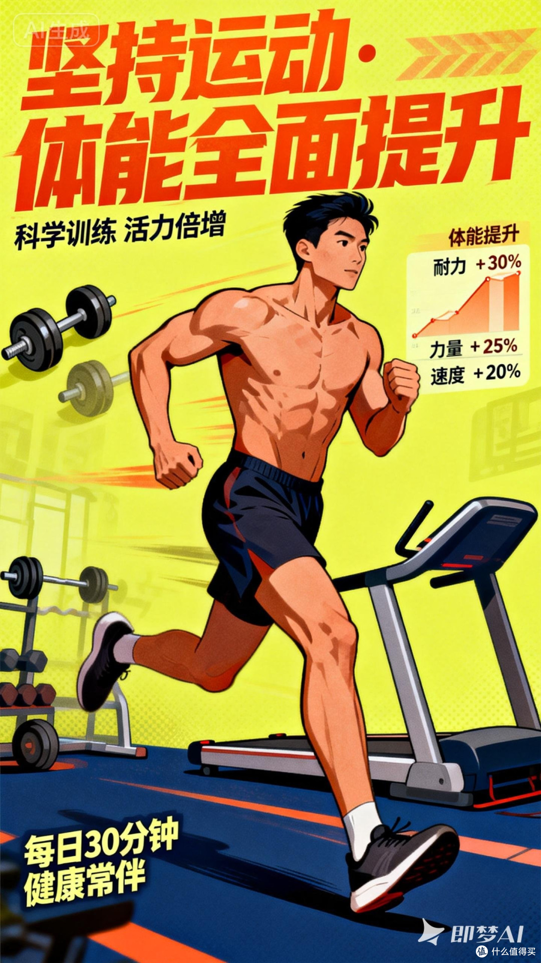 坚持运动，体能全面提升