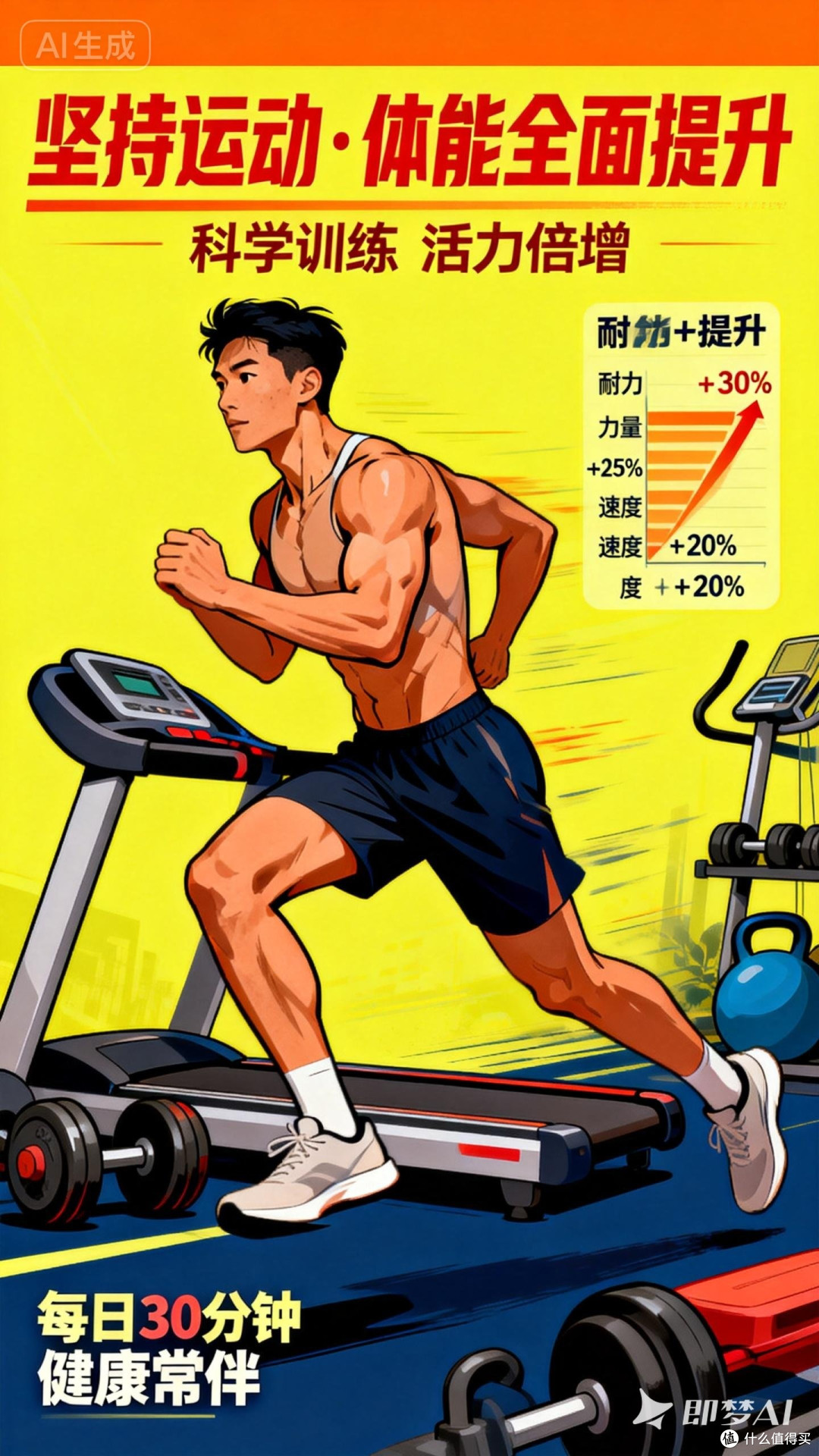 坚持运动，体能全面提升