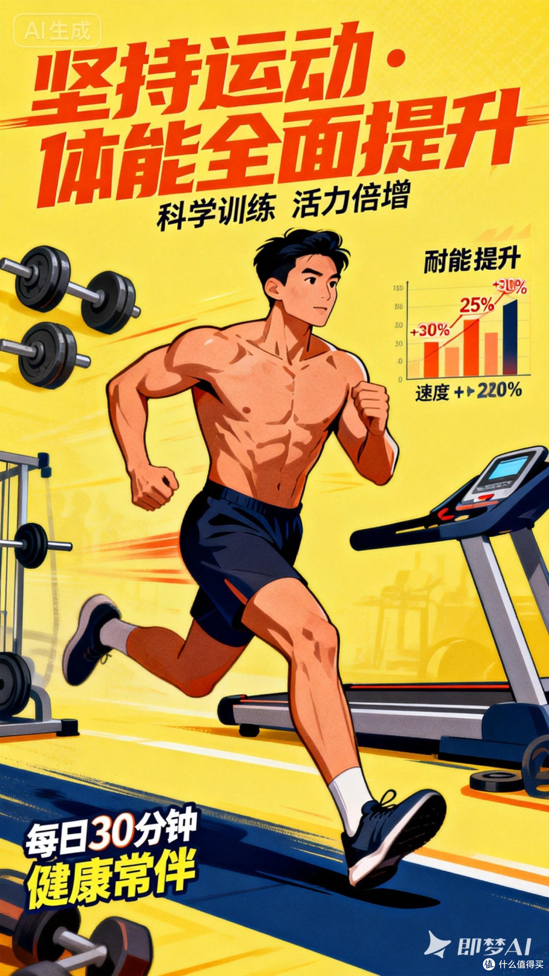 坚持运动，体能全面提升