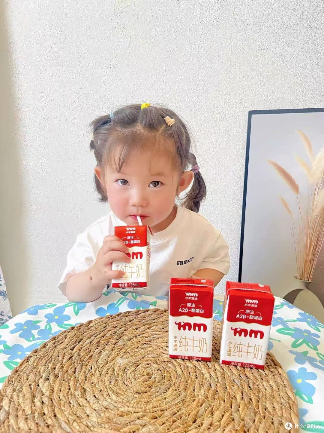挑食娃主动要奶喝！水牛满满这瓶“成长奶”太绝了