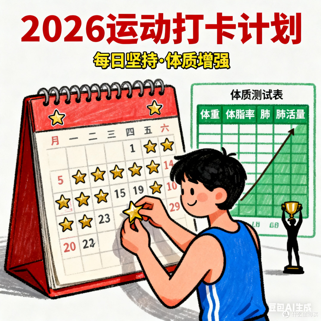 一年运动计划,体质明显增强