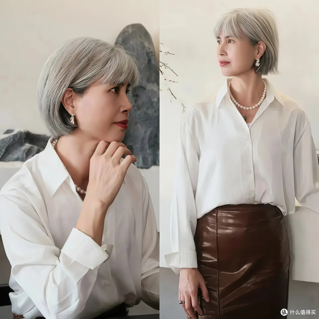 这才是50岁女人该有的打扮，首饰不戴金、衣服不穿紧，优雅端庄！