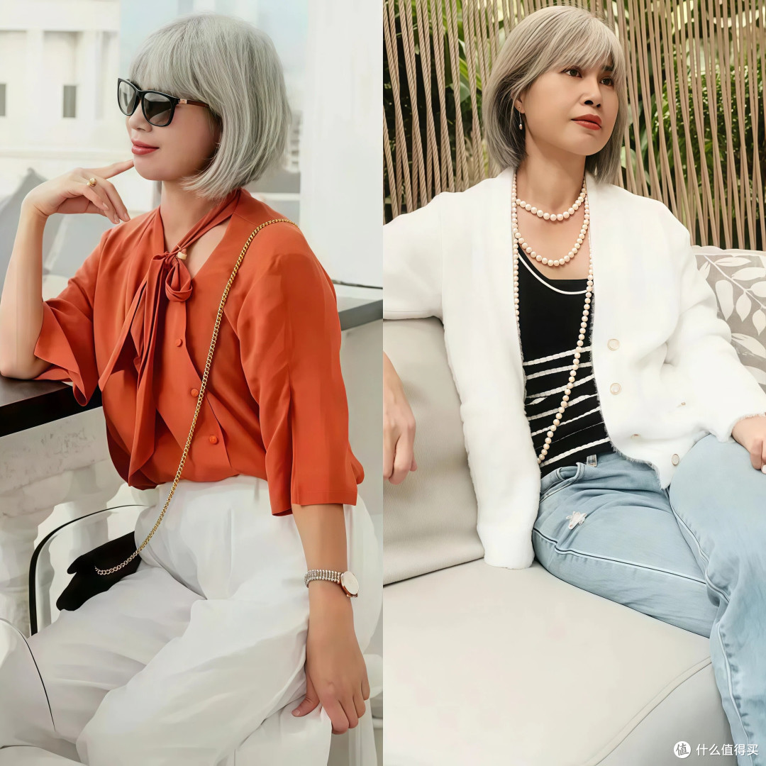 这才是50岁女人该有的打扮，首饰不戴金、衣服不穿紧，优雅端庄！