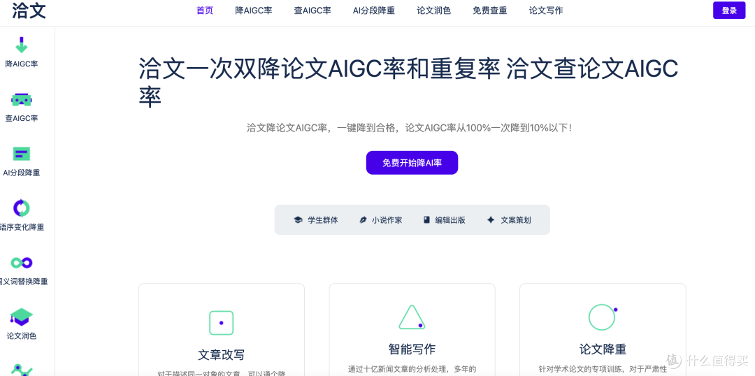 论文被提示 AIGC 率过高?我用这个工具把“AI 味”慢慢降下来了