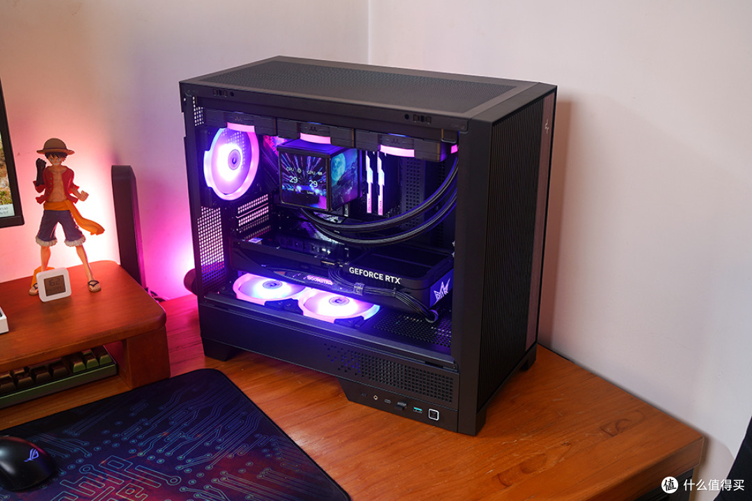 265K+STRIX Z890-E+RTX5070Ti+九州风神 CL600 机箱装机效果展示